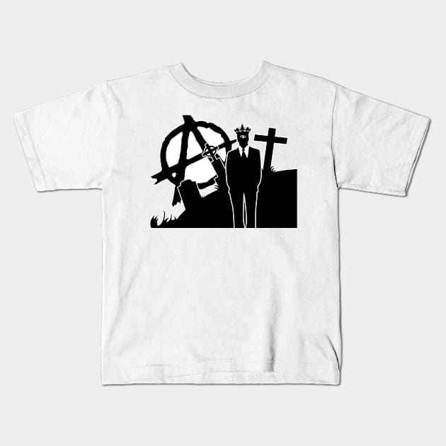 Anarchy Rising Kids T-Shirt by hoodforged